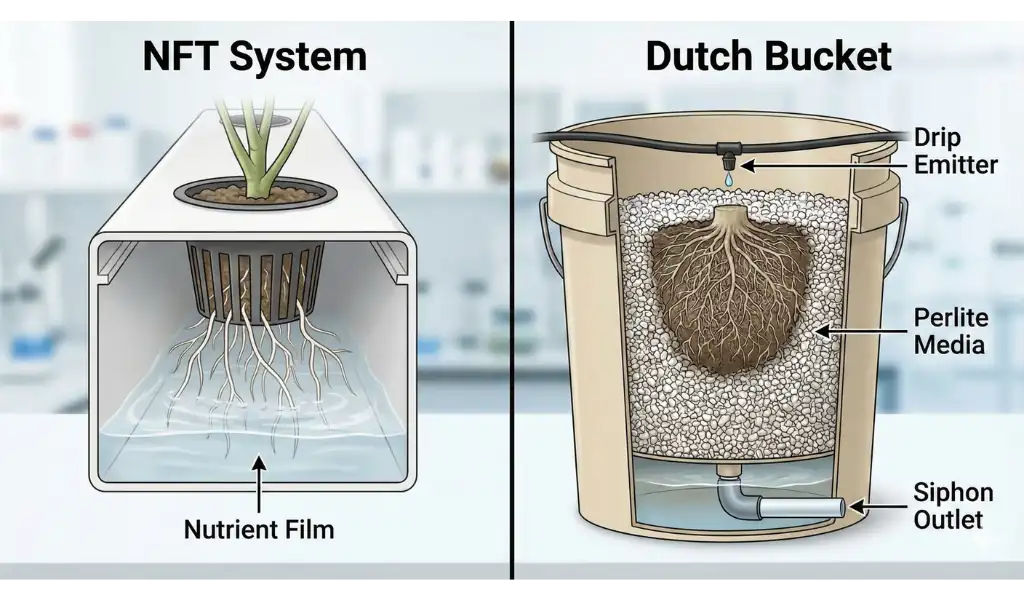 سیستم‌های کشت، قلب تپنده گلخانه هیدروپونیک