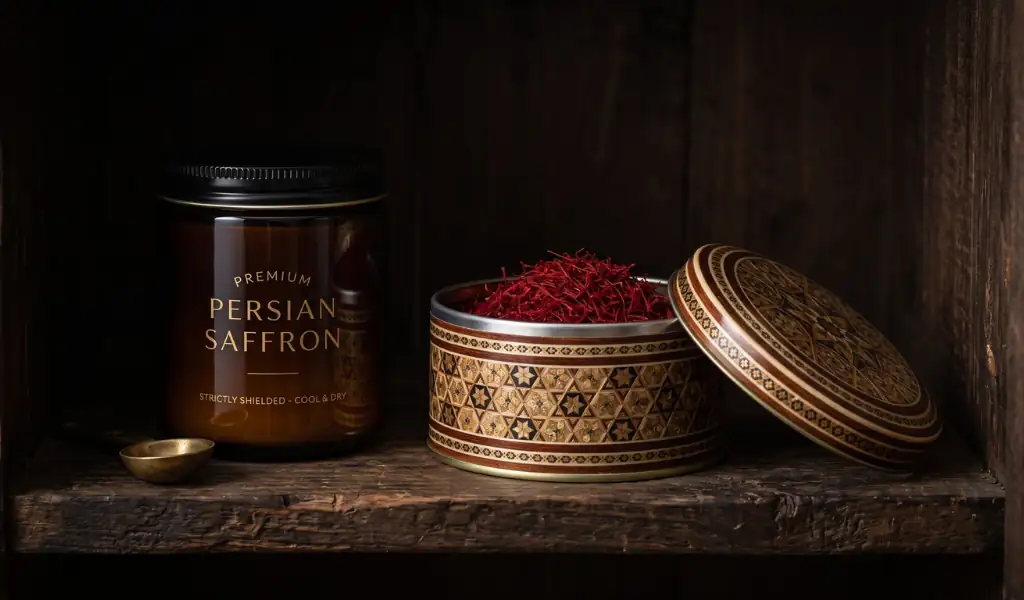 شرایط نگهداری زعفران