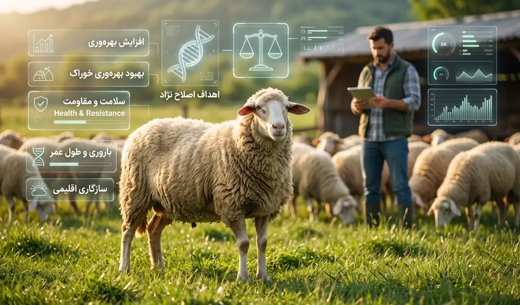 اهداف اصلی اصلاح نژاد دام
